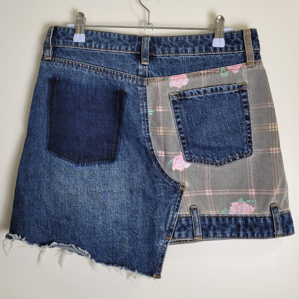 Bdg Unique Artsy Boho Chic Patchwork Ashmetrical … - image 3